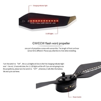 1Pair STARTRC LED Light Flash Word Propellers CW/CCW for DJI Mavic Pro Platinum