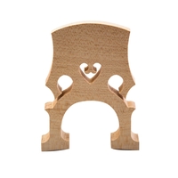 1pc 1/8 Regulated Double Bass Contrabass Bridge Maple Replacement Part