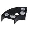 1pc 3 Colors Tattoo Supplies Plastic Ink Cup Holder Pigment Cup Bracket Trailer 8 Cap Holes Tattoo Tools