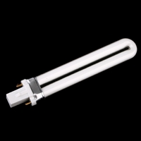 1pc 9W Nail Art UV Gel Dryer White Light Lamp Tube