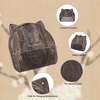 1pc Comb Natural Sandalwood Anti-static Hand Carved Cat Pattern Exotic Scalp Massage