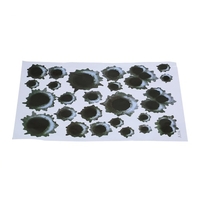 1Pc Creative Personality Simulation Bullet Holes Car Decoration Sticker