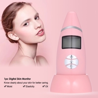 1pc Digital Skin Tester Monitor Detector Analyzer Care Tools Moist Moisture Oil Facial LCD Display