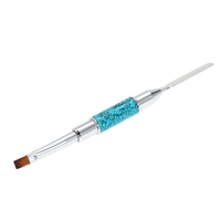 1Pc Double-ended Nail Brush Polygel Brush & Picker