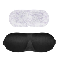 1pc Durable Eye Mask & 7pcs Steam Warm One-off Eye Blinders Patch Sleeping Nap Remove Eye Fatigue Travel