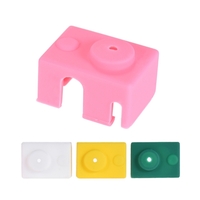 1pc E3D V6 PT100 Hotend Block Silicone Cover Sock 25 * 18 * 15mm 3D Printer Parts