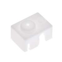 1pc E3D V6 PT100 Hotend Block Silicone Cover Sock 25 * 18 * 15mm 3D Printer Parts