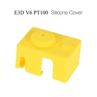 1pc E3D V6 PT100 Hotend Block Silicone Cover Sock 25 * 18 * 15mm 3D Printer Parts