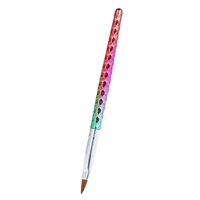 1Pc French Nail Art Brush Gradient Painting Pen UV Gel Painting Brush Nail Drawing Polishing Brush Nail Design Pen DIY Manicure Tool