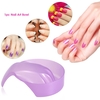 1pc Nail Art Bowl Hand Soak Off Nail Removal Tray Nail Soaker Nail Art Tips Wash Salon Manicure Tool Rose Red