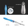 1Pc Permanent Eyebrow Tattoo Pen Manual Handheld Tattooing Microblading Pen Eyebrow Manual Tattooing Pen Aluminium Alloy