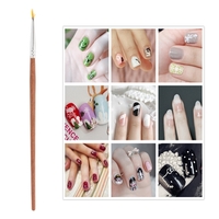 1PC Professional Cosmetics Makeup Brush Tiny Acrylic Nail Art Tips Design Pen Painting Drawing Brush