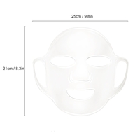 1Pc Reusable Silicone Mask Cover Silicone Moisturizing Facial Mask Multifuntional Mask for Sheet Mask Prevent Evaporation With Anti-slipping Ear Loops