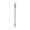 1Pc Rhinestone Dotting Pen Double-headed Nail Dotting Tool Double End Tips Beads Picker Wax Pencil Handle Manicure Tool Brown