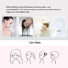 1Pc Shower Cap Hair Hat Net Plastic Shower Cap Waterproof Head Cover Hat Elastic Hat for Showering Eyelash Eyebrow Tattooing Random Color