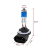 1PCS 12V 100W 6000K White Halogen Lamp Car Auto Headlight