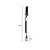 1pcs Coiled Paddle Leash Elastic Kayak Canoe Safety Rod Leash Kayak Accessory Stretch to 1.9M