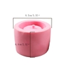 1Pcs Flowerpot Cement Vase Plant Cake Chocolate Silicone Mold