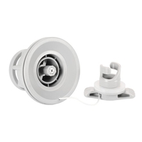 1pcs Inflatables 8-hole HR Air Valves Replacement Kit with Associated Adaptor Cap for Inflatable Kayaks Rubber Boats Dinghy Raft