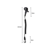 1pcs Paddle Leash Elastic Kayak Canoe Safety Rod Leash Kayak Accessory Stretch to 1.9M