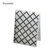 1PCS Plastic Decorative Frame Embossing Folder Template Textured Impressions Scrapbooking Card Craft Making Cake Decoration