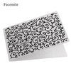 1PCS Plastic Template Textured Impressions Decorative Frame Embossing Folder for Scrapbooking Photo Album Paper Card Craft Making Wedding Decoration Style 1