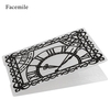1PCS Plastic Template Textured Impressions Decorative Frame Embossing Folder for Scrapbooking Photo Album Paper Card Craft Making Wedding Decoration Style 1