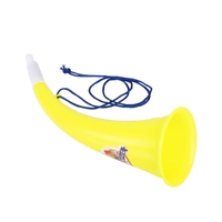 1Pcs Plastic Trumpet Toy with Portable String Cheer Up Horn for Sporting Events and Party Atmosphere Making