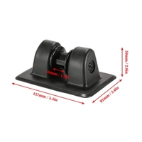 1pcs PVC Anchor Tie off Patch Anchor Holder Wheel Anchor Row Roller for Boating Inflatable Boats Kayaks Dinghy