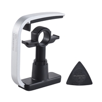 3-Finger Version Creative Straight-press Folk Guitar Capo Clamp with 1pc Multi-thickness Guitar Pick
