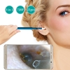 3-in-1 USB Ear Cleaning Earpick Endoscope LED Light Multifunctional Borescope Inspection Camera HD 720P Visual Ear Spoon Health Care Cleaning Tool Earwax Clear Remover Tools Ear Cleaner for OTG Android Micro USB PC