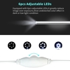 3-in-1 USB Ear Cleaning Earpick Endoscope LED Light Multifunctional Borescope Inspection Camera HD 720P Visual Ear Spoon Health Care Cleaning Tool Earwax Clear Remover Tools Ear Cleaner for OTG Android Micro USB PC