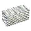 3 mm DIY Magnetic Beats Magic Balls Puzzle Set 432 Pieces Silver