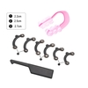 3 Pairs Nose Up Lifting Shaper Invisible Nose Shaping Clipper Bridge Straightening Clip Corrector 3 Sizes