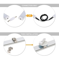 3 PCS LED Under Cabinet Lighting Kit With Dial Dimmer