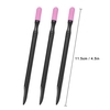 3 Pcs Nail Cuticle Remover Sanding Nail Art File Pen Nail Cuticle Pusher Nail Beauty Manicure Tools