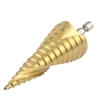 3 Pcs/set Good Quality HSS Titanium Coated Spiral Grooved Step Drill Bits Professional Pagoda Drill Bit Set 4-32mm 4-20mm 4-12mm