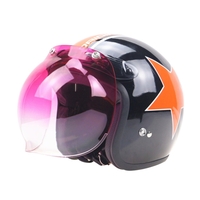 3-Snap Bubble Visor Shield Universal 10 Color Opt & Flip Up Adapter Helmet Snaps