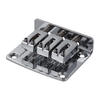 3-string Guitar Bridge Tailpiece-Silver