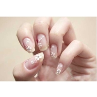 30 Sheet 3D Nail Art Stickers Decals Manicure Beautiful Fashion Accessories Decoration White