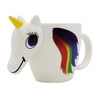 300ml Cartoon Unicorn Discoloration Mug Colorful 3D Color Changing-color Temperature Unicorn Ceramic Coffee Cup Multi Colour Mugs Magic Hot Cup Christmas Gift