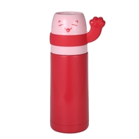 300ml Cute Lucky Cat Vacuum Water Cup Stainless Steel Vacuum Insulated Water Bottle High Quality Warm Keeping Water Bottle Heat & Cold Preservation Bottle Travel & To-Go Water Bottle