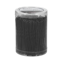300Pcs Bobby Pins U Shape Black Hairpins No Slip Grip Thin Bobby Pins Women Hair Clips
