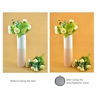30cm / 12" Foldable Grey/White Balance 18% Grey Gray Reference Reflector Card with Carrying Bag