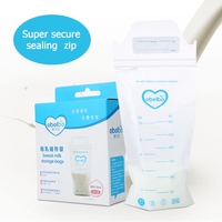 30Pcs 300ml Breast Milk Storage Bag Disposable Double Sealed Self Standing Breastmilk Freezer Bags