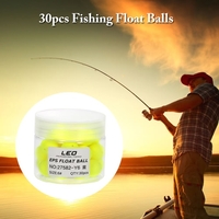 30pcs Bean Shape EPS Fishing Foam Float Ball Globular Buoy Outdoor Sea Fishing Accessory