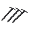 30pcs Camping Portable Black Stakes Nail Plastic Spiral Tent Peg For RV