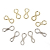 30PCS Fishing Connector Sinker Wire Eye Eyelets Strong Ball Bearing Fishing Swivels with Portable Box