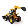 314Pcs Backhoe Loader GT Intelligent Construction Set 3D Metal Model Kit DIY Gift Model Building Educational Toys