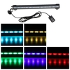 31cm 4.1W 12 LEDs Bubble Aquarium Light 120 Degree RGB 15Colors IP68 Submersible Remote Control Fish Tank LED Light Bar